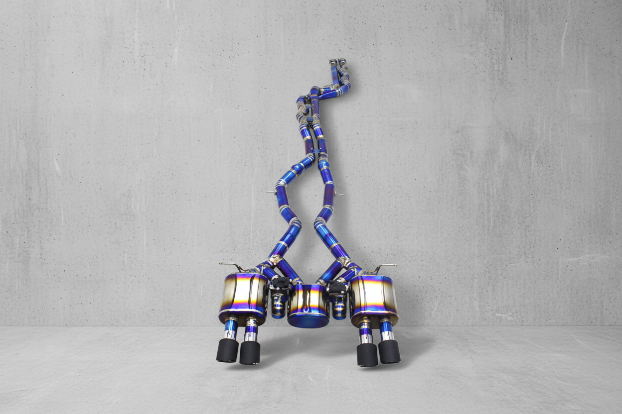 BMW M3/M4 F80/F82 Racing Titanium Valved Catback Exhaust System