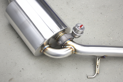 BMW 640i F06/F12/F13 Stainless Steel Valved Catback Exhaust System With Carbon Exhaust Tips