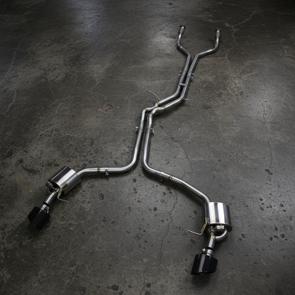Audi A6/A7 3.0L C7/C8 Stainless Steel Valved Catback Exhaust System With RS Exhaust Tips