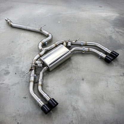AUDI S3 8V/8Y SEDAN STAINLESS STEEL VALVED EXHAUST SYSTEM