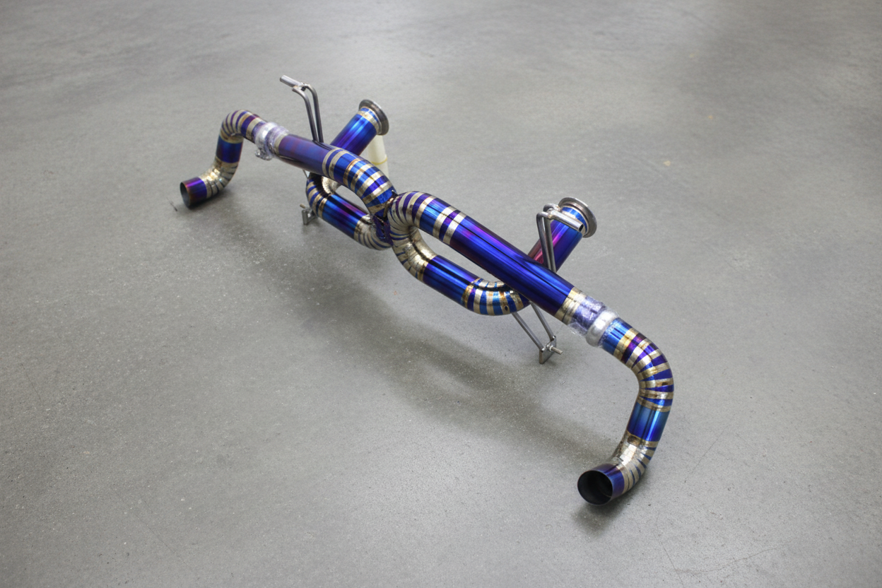 Audi R8 Type 4S Racing Titanium Catback Exhaust System