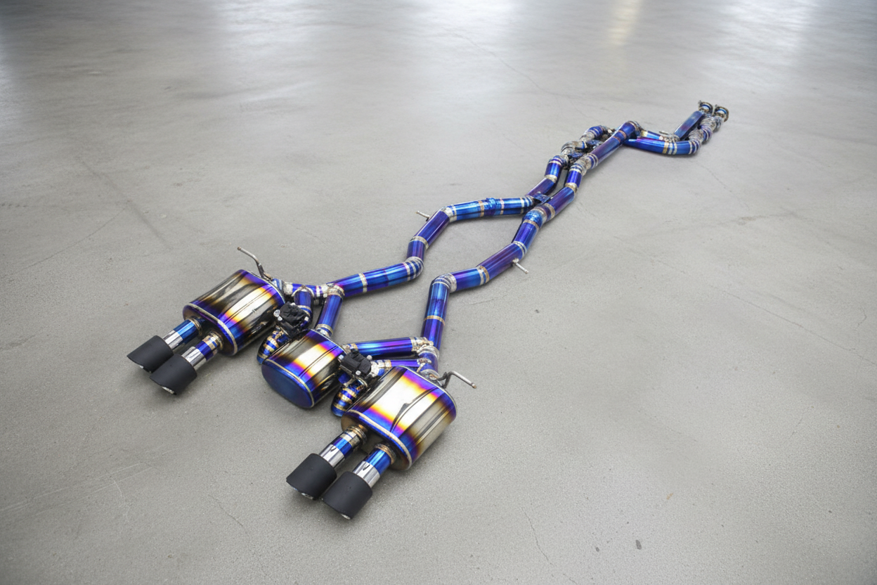 BMW M3/M4 F80/F82 Racing Titanium Valved Catback Exhaust System