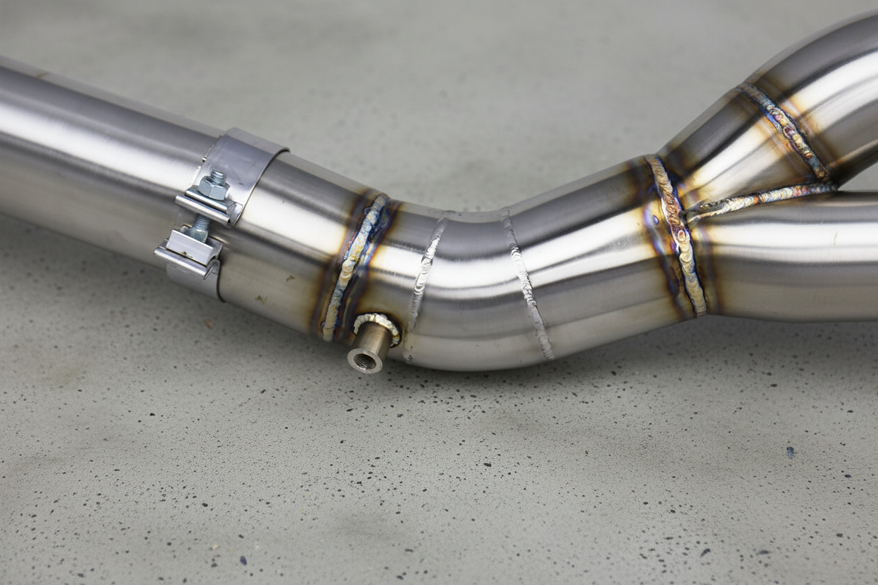 BMW 540i G30/G30 LCI Stainless Steel Valved Non-Res Catback Exhaust System With Silver Exhaust Tips