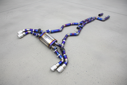 BMW M240I G42/ G42 LCI Titanium Valved Catback Exhaust System With Chrome Tips