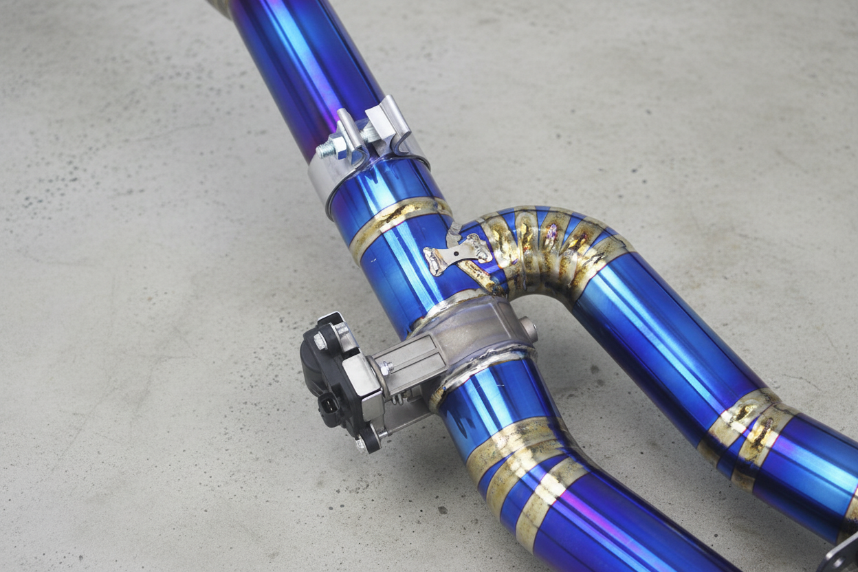 BMW M3/M4 G8X Titanium Valved Catback Exhaust System with Carbon Fibre M Performance Exhaust Tips