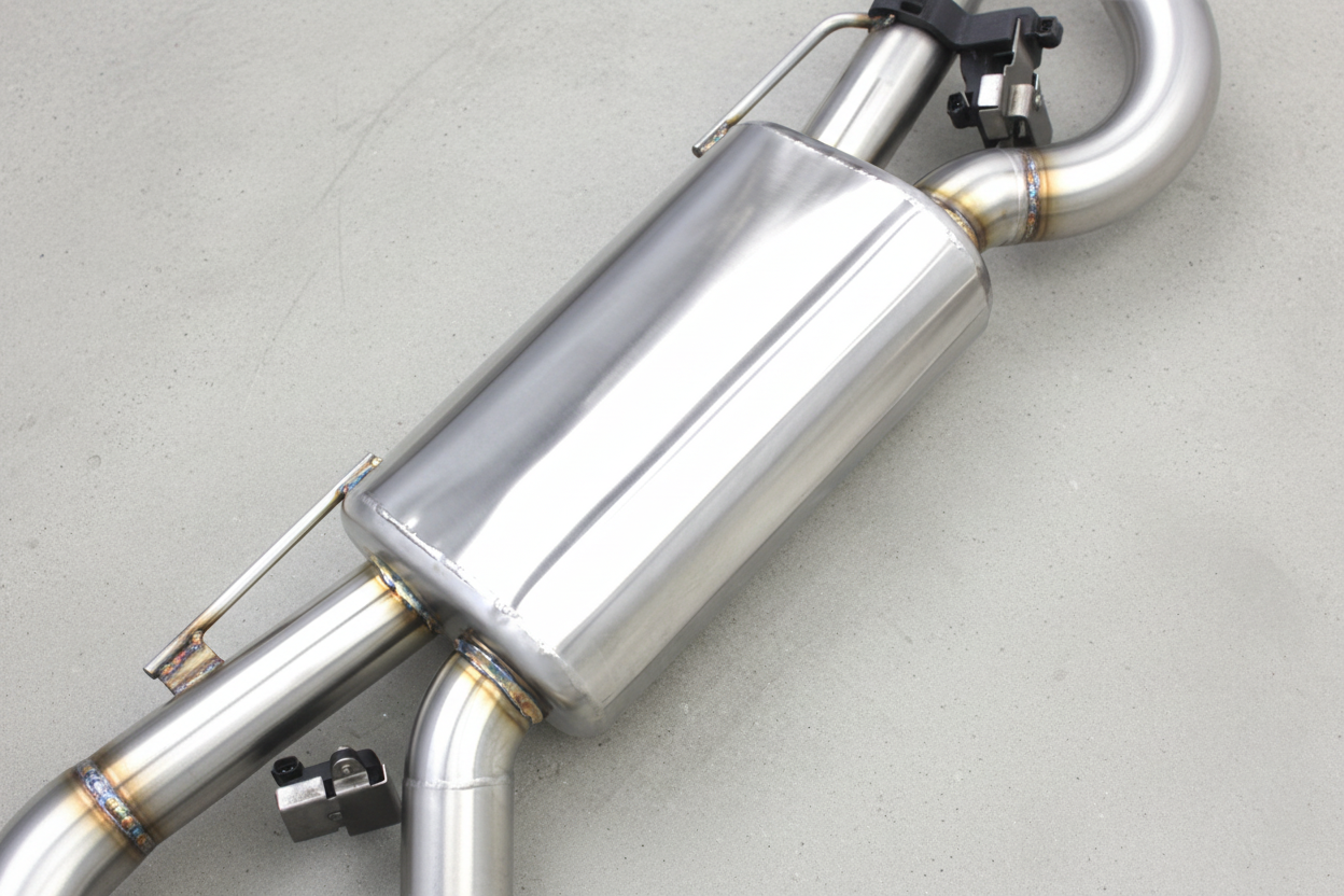 BMW M550I G30/G30 LCI Stainless Steel Axleback Valved Exhaust System