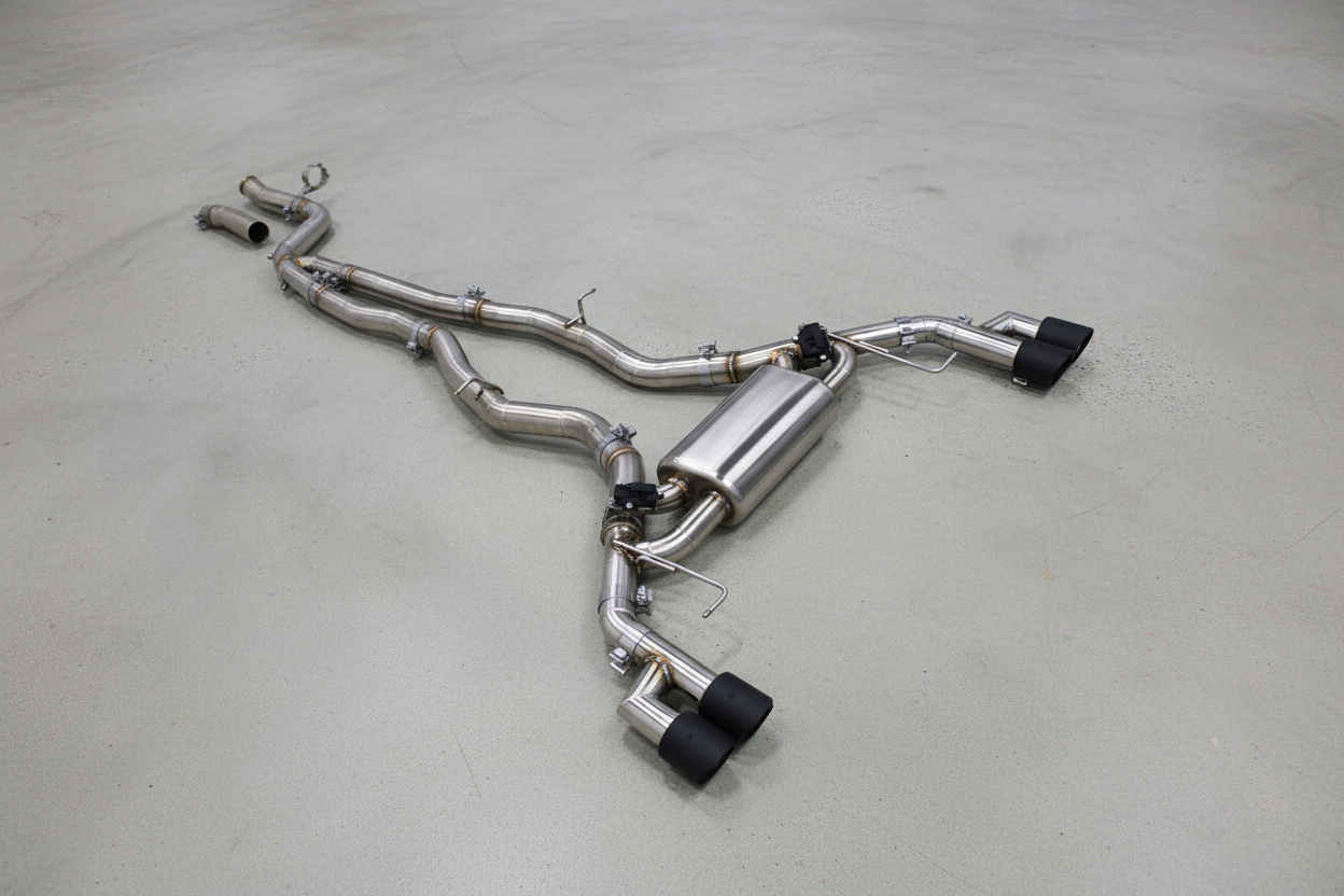 BMW X3 M40i G01/G01 LCI Stainless Steel Valved Catback Exhaust System Matt Tips