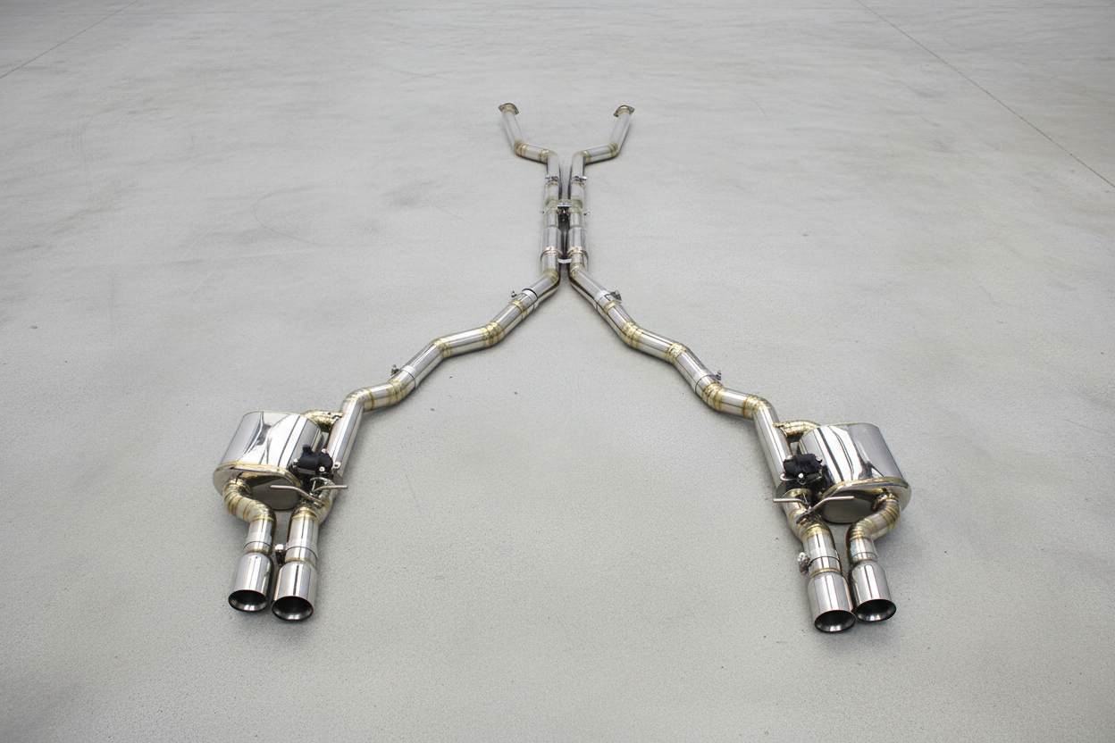 BMW M6 E63/ E63 LCI Titanium Valved Catback Exhaust System