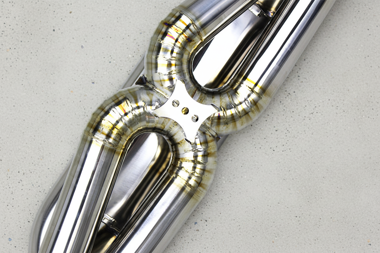 Audi R8 Type 4S Silver Titanium Valved Catback Exhaust System