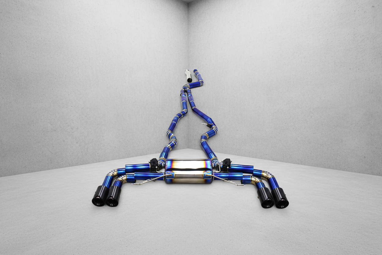 BMW M240I G42/ G42 LCI Titanium Valved Catback Exhaust System With M Performance Tips