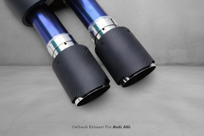Audi A8L D4 Titanium Valved Catback Exhaust System