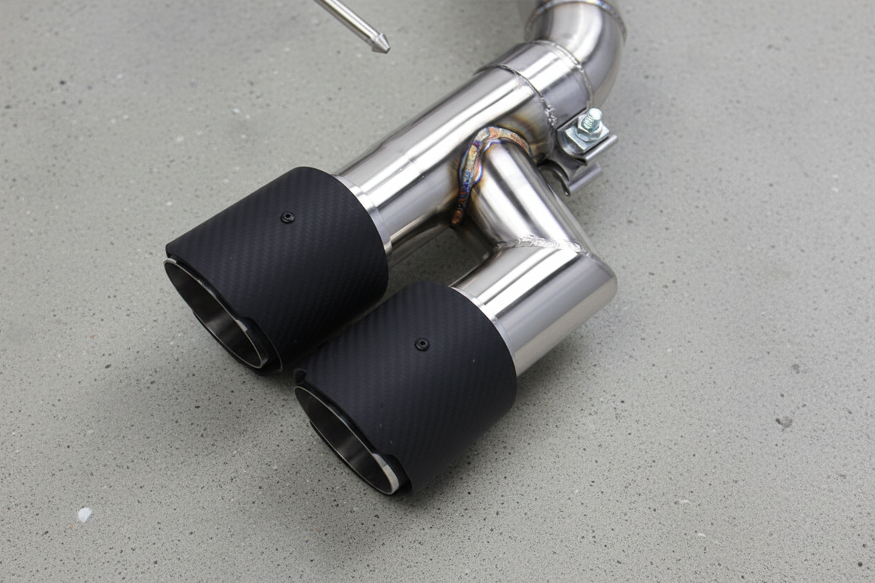 BMW X3 M40i G01/G01 LCI Stainless Steel Valved Catback Exhaust System Matt Tips