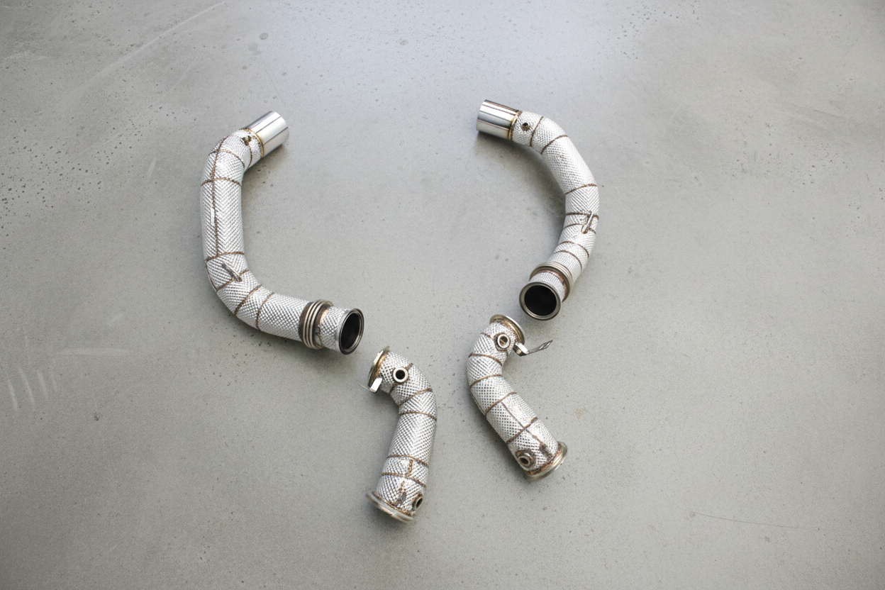 BMW X6M G06 Catless Downpipes