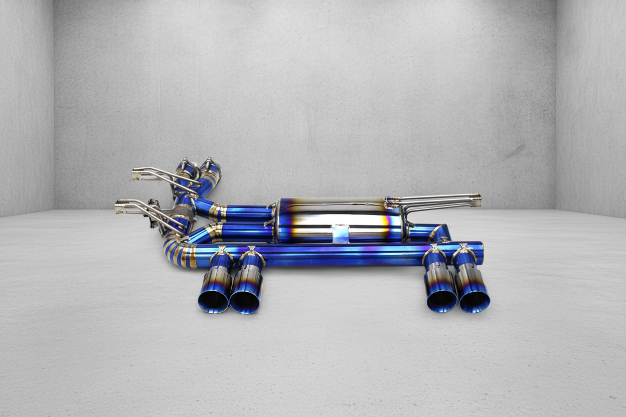 BMW M3 E46 Titanium Axle-Back Valved Exhaust System
