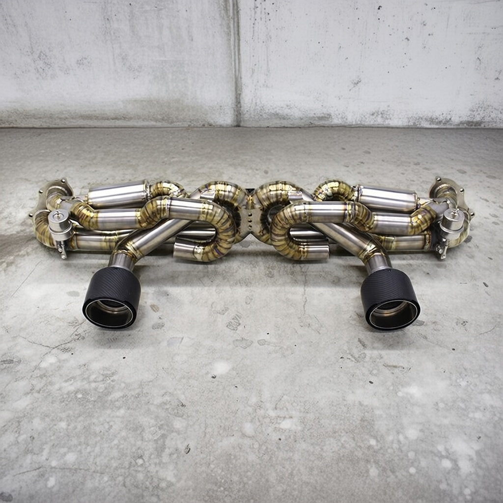 Porsche 718 Cayman GT4 982 Valved Titanium Exhaust System
