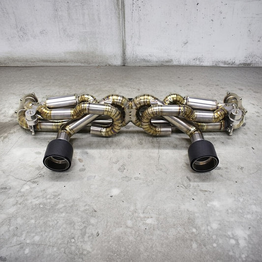 Porsche 718 Cayman GT4 982 Valved Titanium Exhaust System