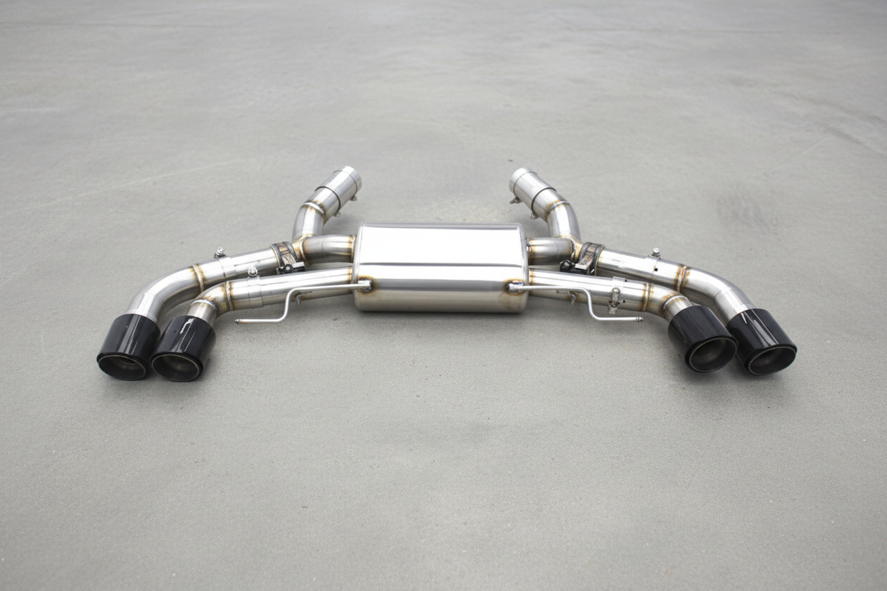 BMW M550I G30/G30 LCI Stainless Steel Axleback Valved Exhaust System
