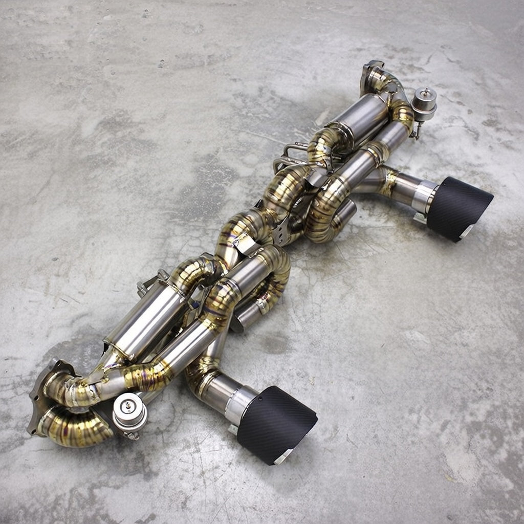 Porsche 718 Cayman GT4 982 Valved Titanium Exhaust System