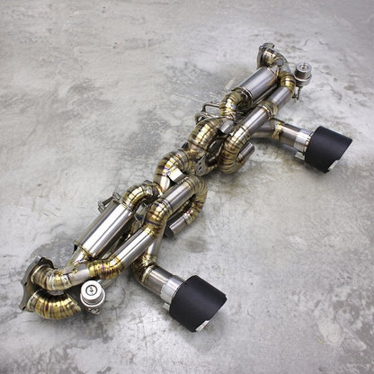 Porsche 718 Cayman GT4 982 Valved Titanium Exhaust System