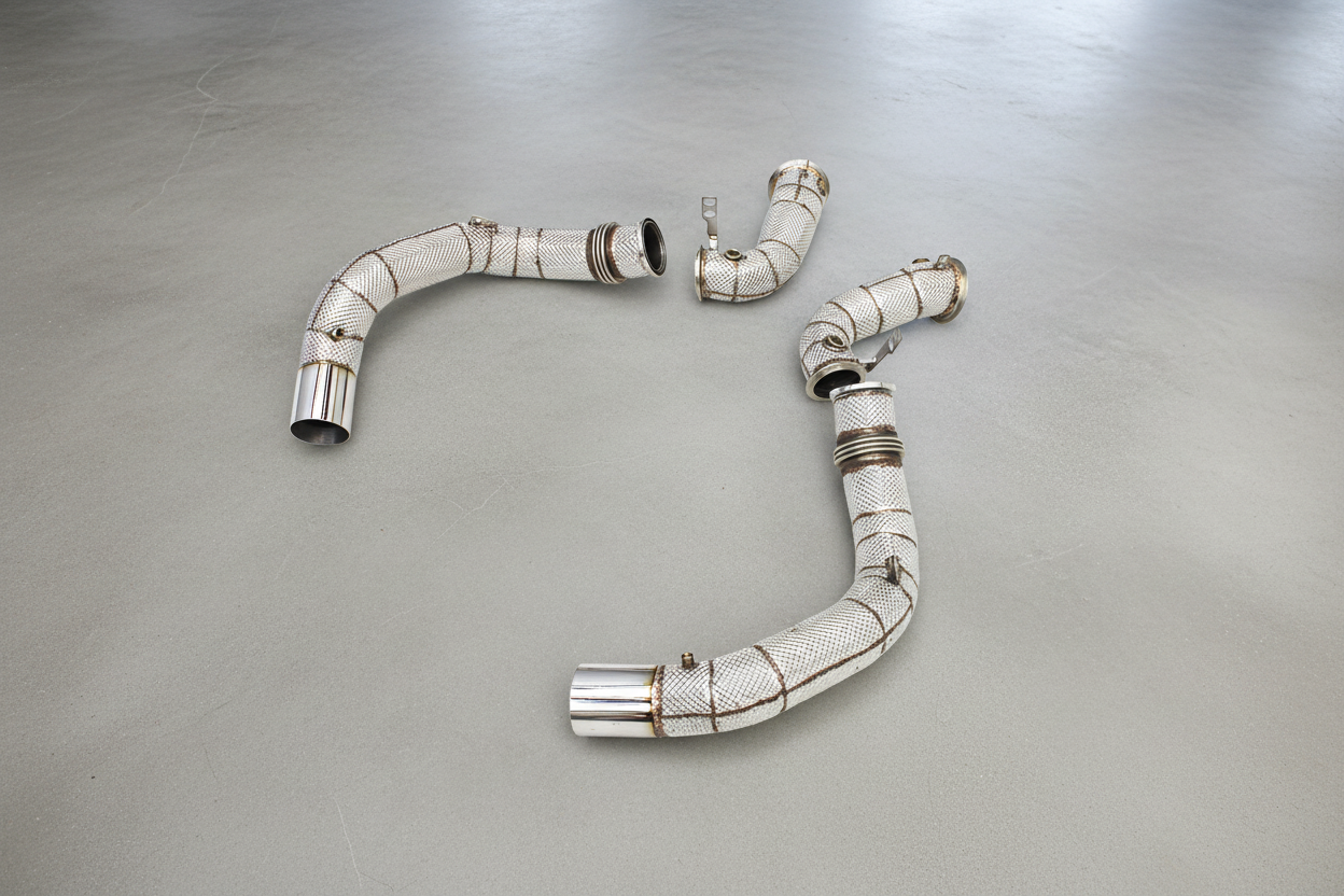 BMW X6M G06 Catless Downpipes