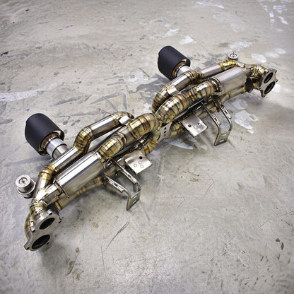 Porsche 718 Cayman GT4 982 Valved Titanium Exhaust System