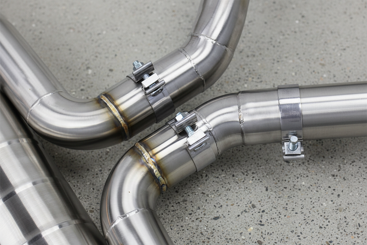 BMW X5M F85 Stainless Steel Valved Catback Exhaust System Gloss Carbon Tips