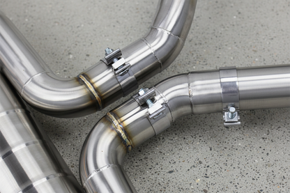 BMW X5M F85 Stainless Steel Valved Catback Exhaust System Gloss Carbon Tips