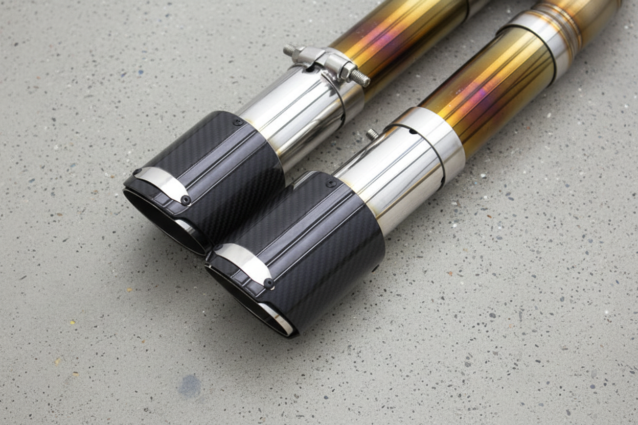 BMW M3 E90/E92/E93 Gold Titanium Valved Catback Exhaust System