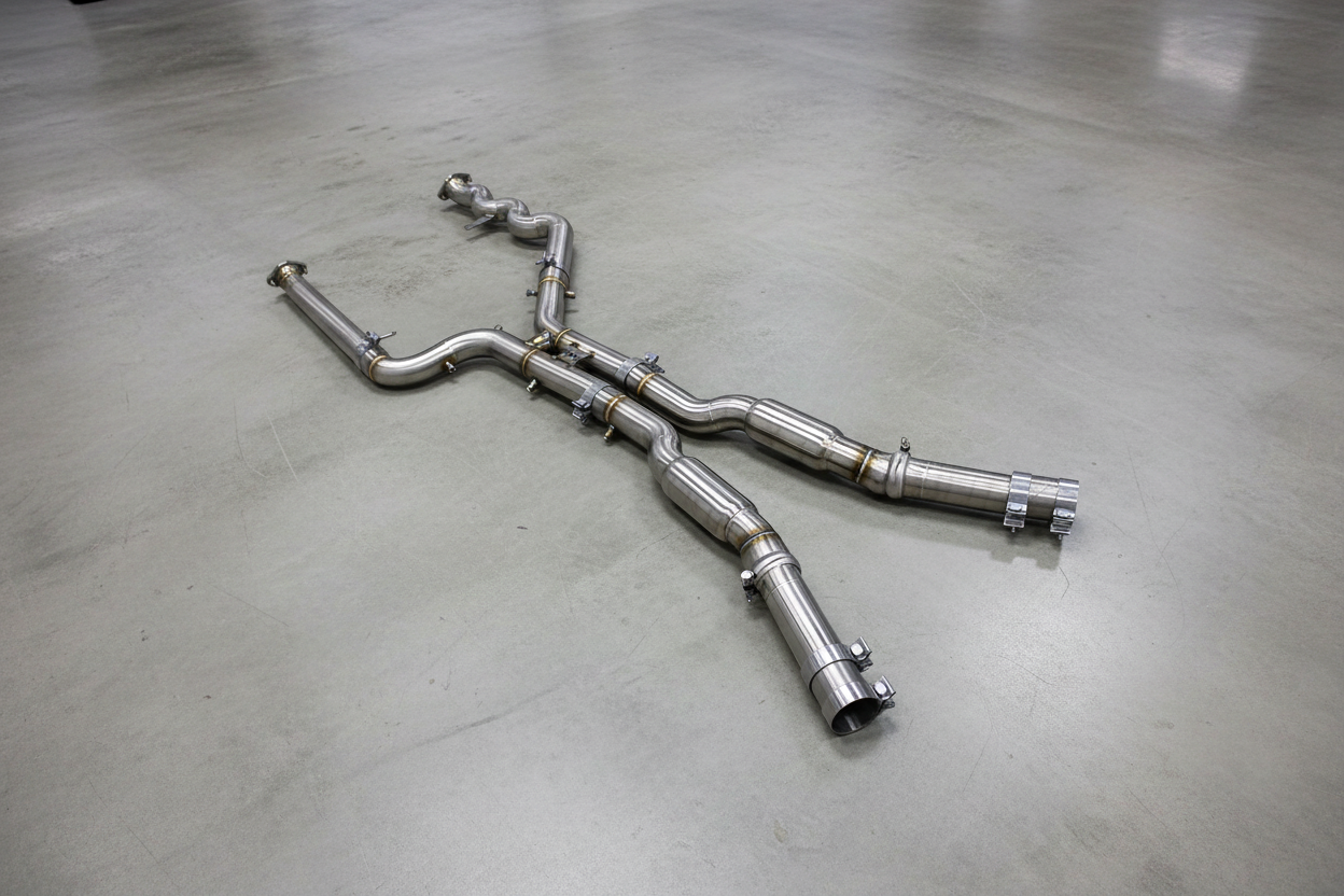 BMW M3/M4 G8X Stainless Steel Midpipe With OPF