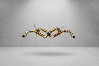 Audi R8 Type 4S Gold Racing Titanium Catback Exhaust System