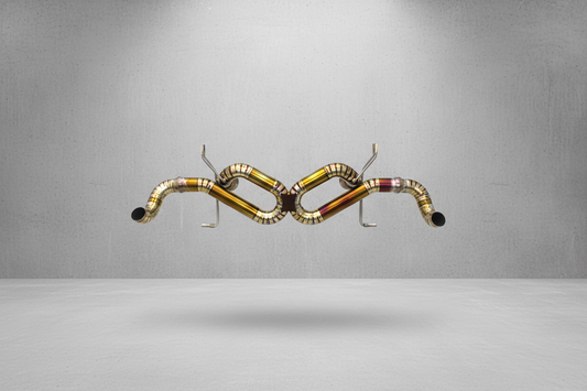 Audi R8 Type 4S Gold Racing Titanium Catback Exhaust System