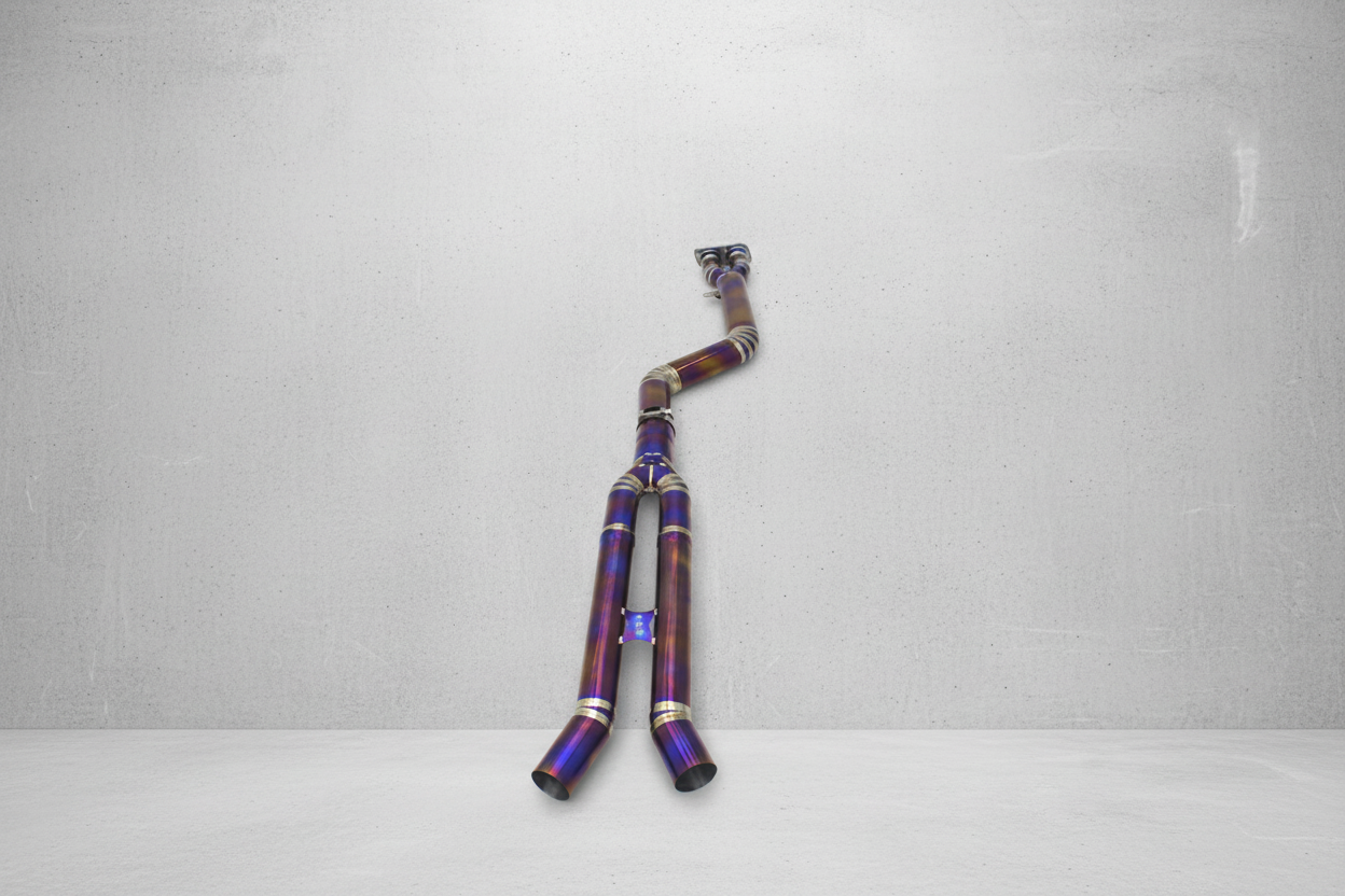 BMW X3M G01/G01 LCI Titanium Mid Pipes