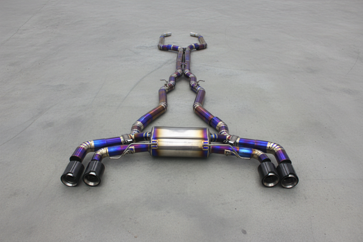 BMW M550I G30/G30 LCI Titanium Valved Catback Exhaust System