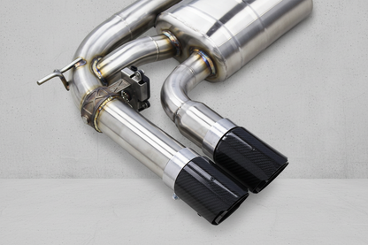BMW X5M F85 Stainless Steel Valved Catback Exhaust System Gloss Carbon Tips
