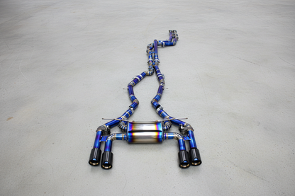 BMW M2 Competition F87/F87 LCI Titanium Catback Exhaust System With M Performance Exhaust Tips