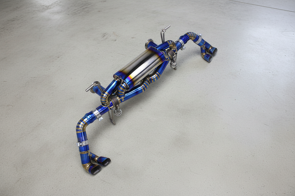 Audi R8 Type 4S Titanium Valved Catback Exhaust System