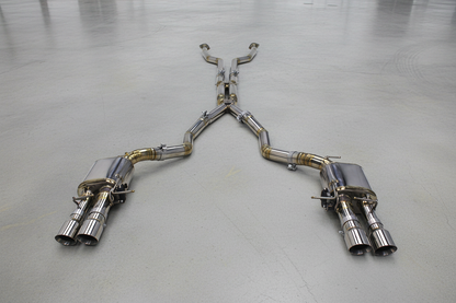 BMW M5 E60 Silver Titanium Valved Catback Exhaust System