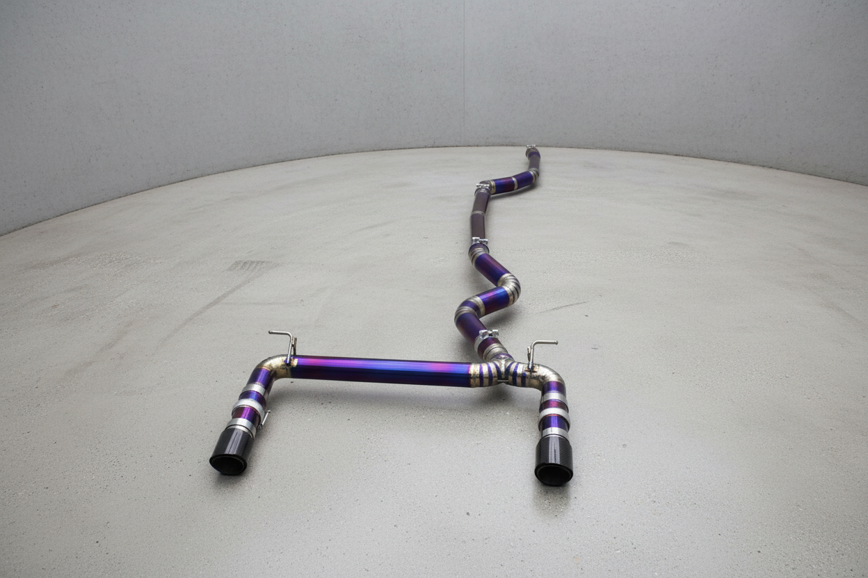 BMW X5M F95/F96 Stainless Steel Valved Catback Exhaust System Gloss Carbon Tips