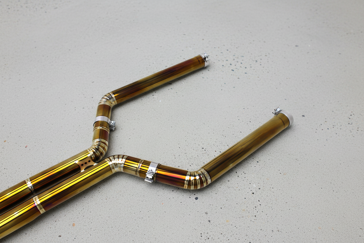 BMW M8 F91,F92,F93 and LCI Gold Titanium Valved Catback Exhaust System