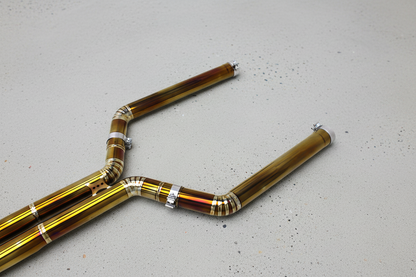BMW M8 F91,F92,F93 and LCI Gold Titanium Valved Catback Exhaust System