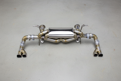 Audi R8 Type 4S Silver Titanium Valved Catback Exhaust System