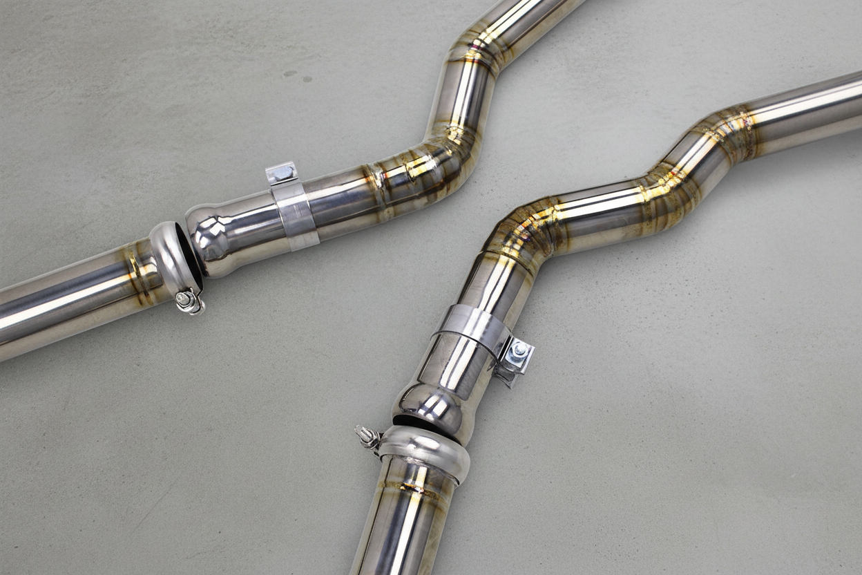 BMW M3/M4 F80/F82 Silver Racing Titanium Catback Exhaust System
