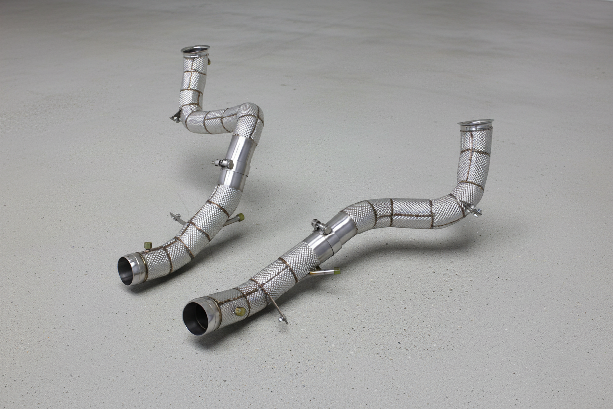 Mercedes E63S AMG W213 Catless Downpipe