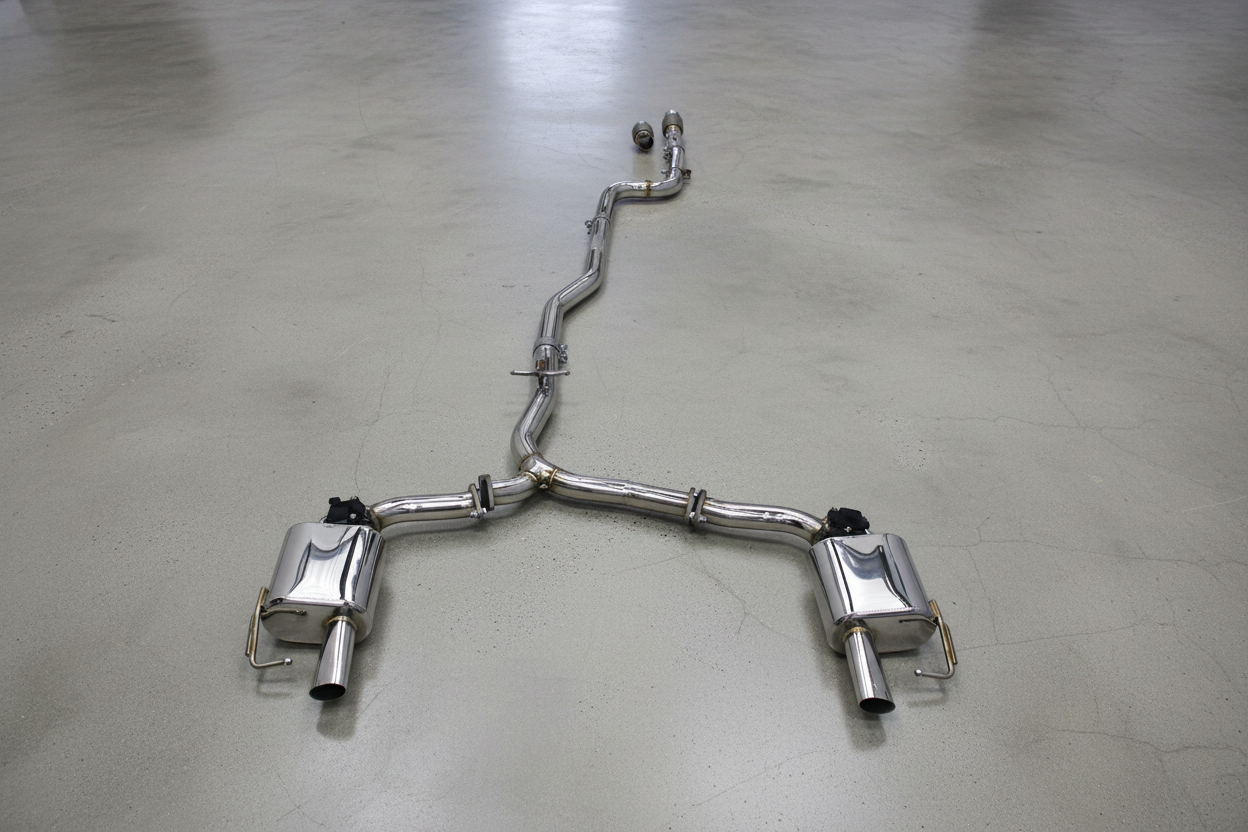 Mercedes C300 W205/C205 Stainless Steel Valved Catback Exhaust System
