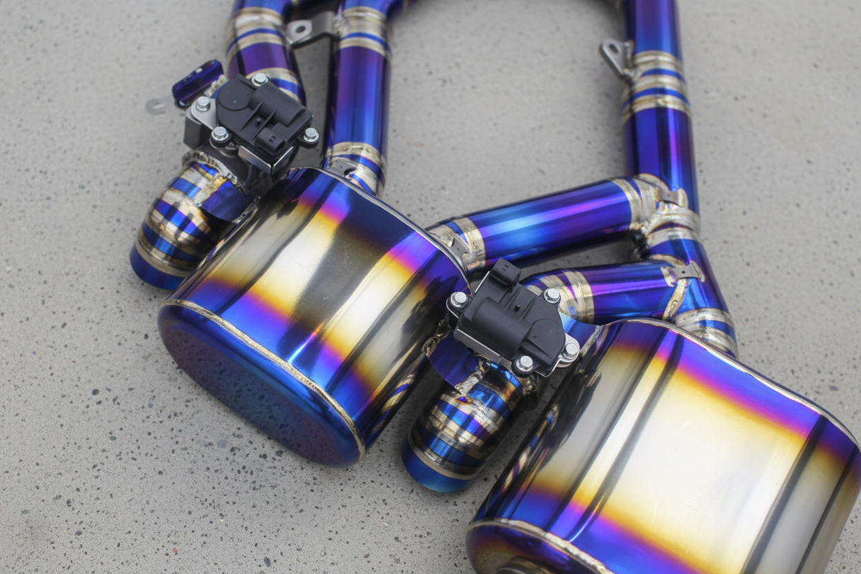 BMW M3/M4 F80/F82 Racing Titanium Valved Catback Exhaust System
