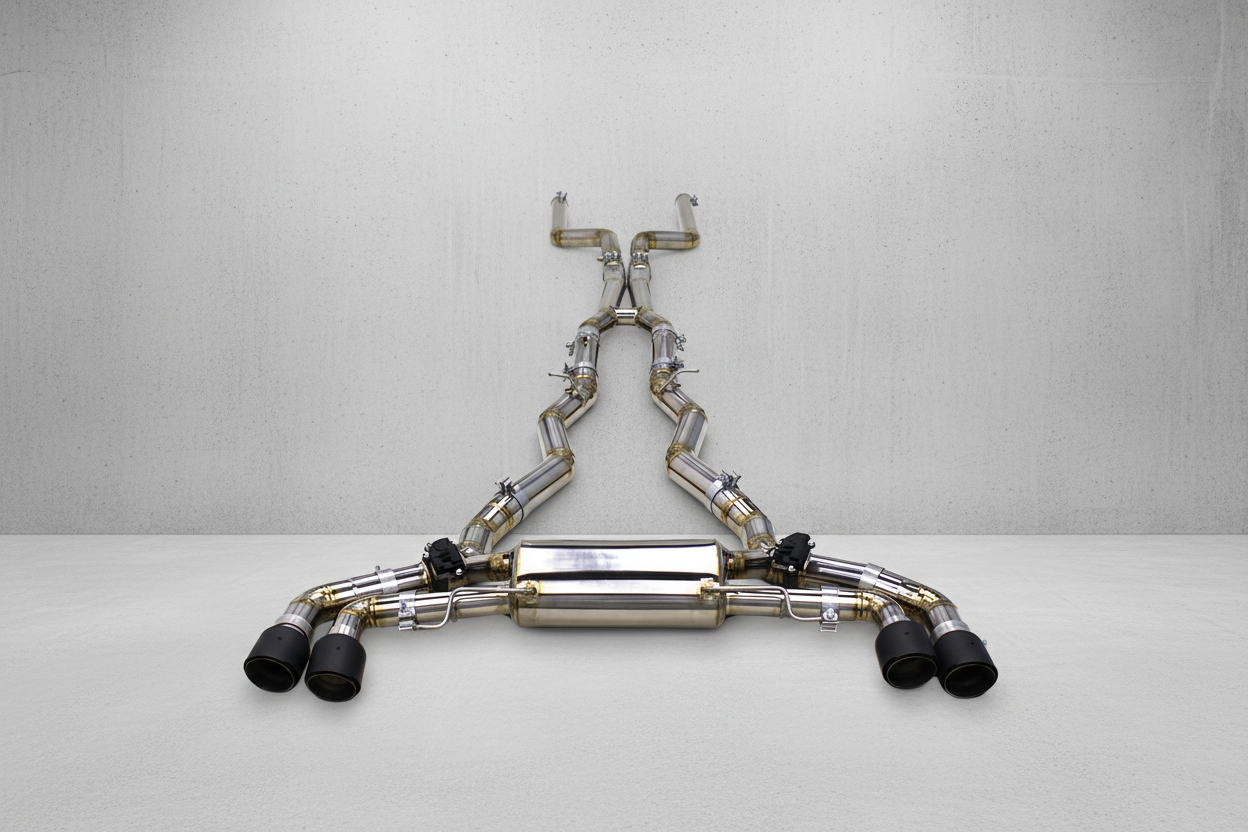 BMW M8 F91,F92,F93 and LCI Titanium Valved Catback Exhaust System