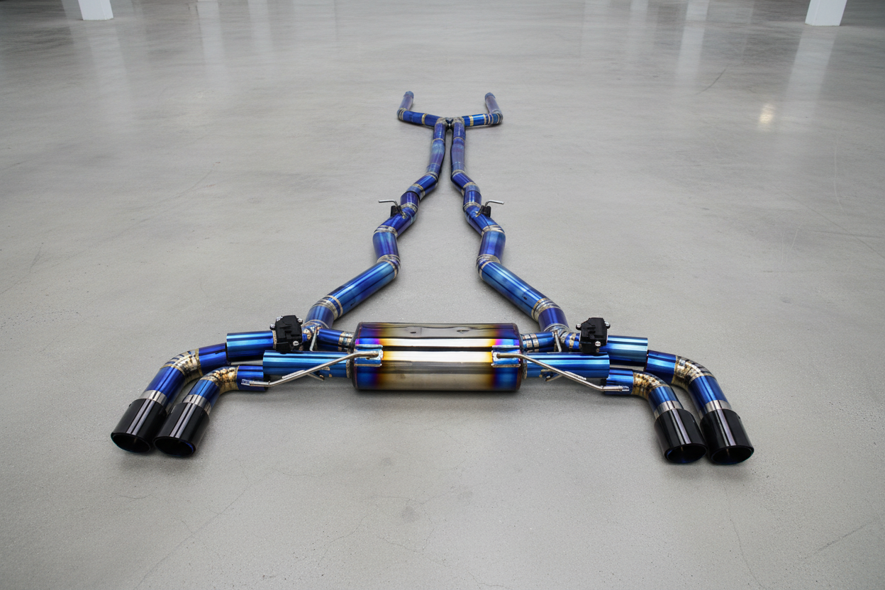 BMW M5 F90/F90 LCI Titanium Valved Catback Exhaust