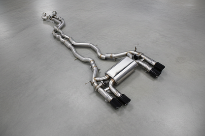 BMW M3/M4 F80/F82 Stainless Steel Valved Full Exhaust System W/ Carbon Fibre Exhaust Tips