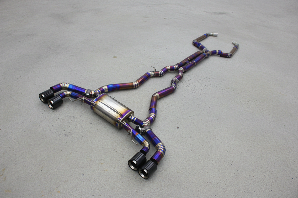 BMW M550I G30/G30 LCI Titanium Valved Catback Exhaust System
