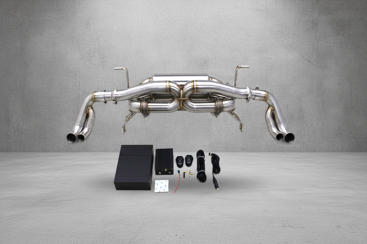 Audi R8 Type 42 Stainless Steel Valved Catback Exhaust System